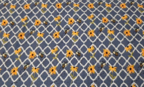 Cotton Fabric - Bee Print