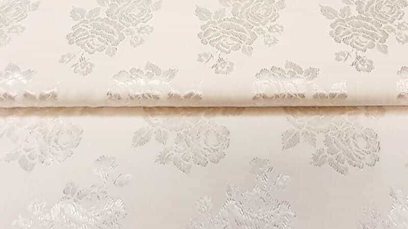 Cotton Blend Fabric | Cream Print | Christina's Fabrics - Christina's Fabrics Online Superstore. Shop now