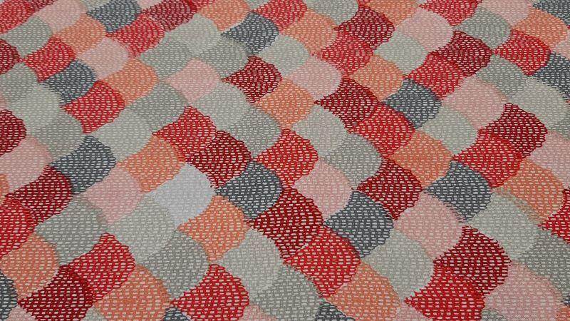 Cotton Fabric In A Beautiful Scalloped Print - Christina's Fabrics - Online Superstore. Shop now