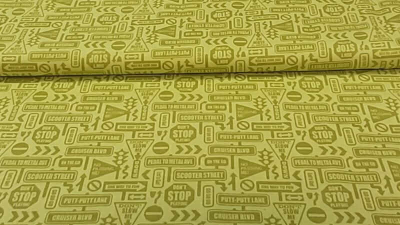 Cotton Fabric In A Green Print - Christina's Fabrics - Online Superstore. Shop now
