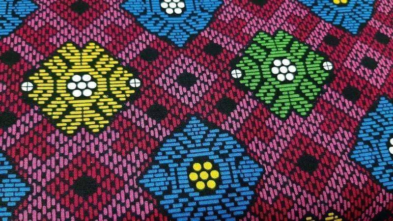 Cotton Fabric In A Multicolor Print - $4.95 - Christina's Fabrics - Online Superstore. Shop now