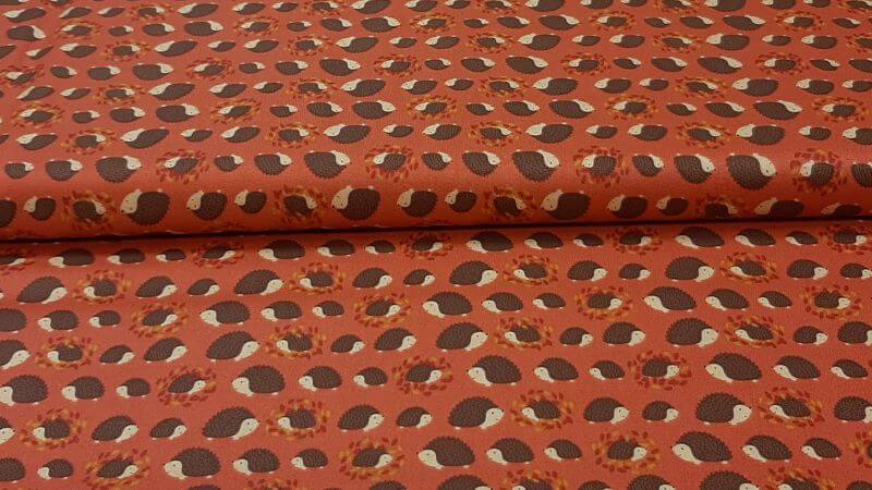 Cotton Fabric In A Rust Orange Color - Christina's Fabrics - Online Superstore. Shop now