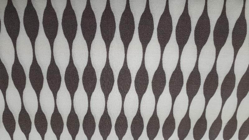 Cotton Fabric In A White And Grey Print - Christina's Fabrics - Online Superstore. Shop now