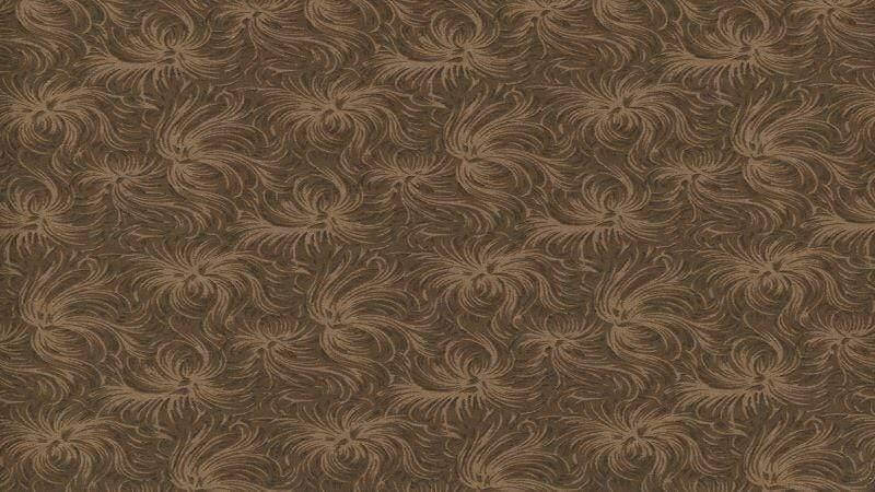 Cotton Fabric In Brown With A Rosebud Print - Christina's Fabrics - Online Superstore. Shop now