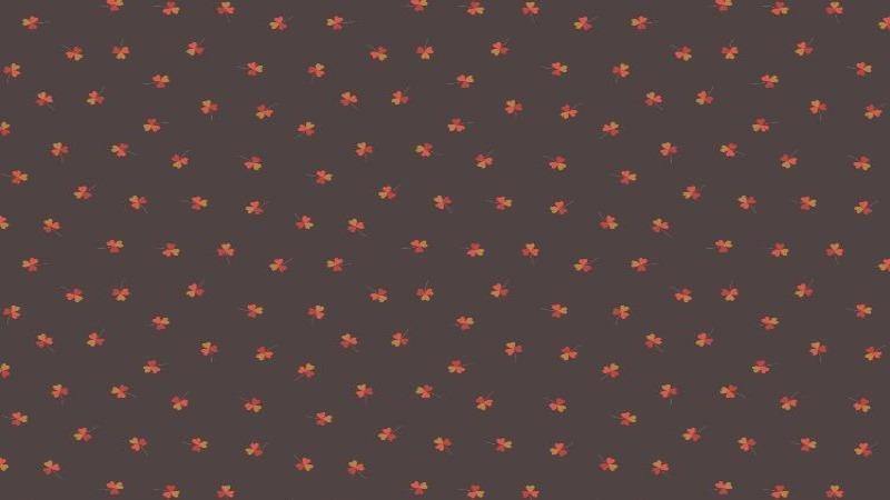 Cotton Fabric In Dark Brown With A Clover Print - Christina's Fabrics - Online Superstore. Shop now