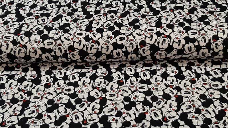 Cotton Fabric In Disney's Mickey Mouse Print - Christina's Fabrics Online Superstore. Shop now