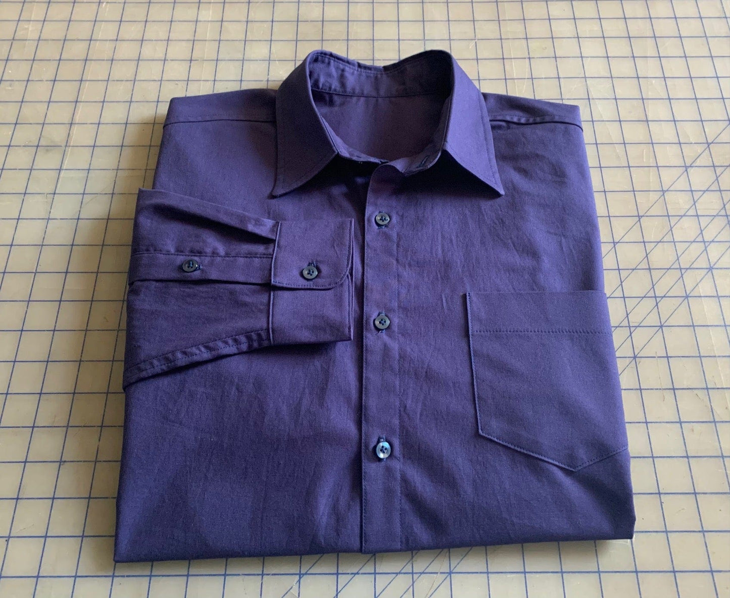 Cotton Fabric In Solid Indigo Blue Color - Christinas Fabrics Online Superstore. Shop now