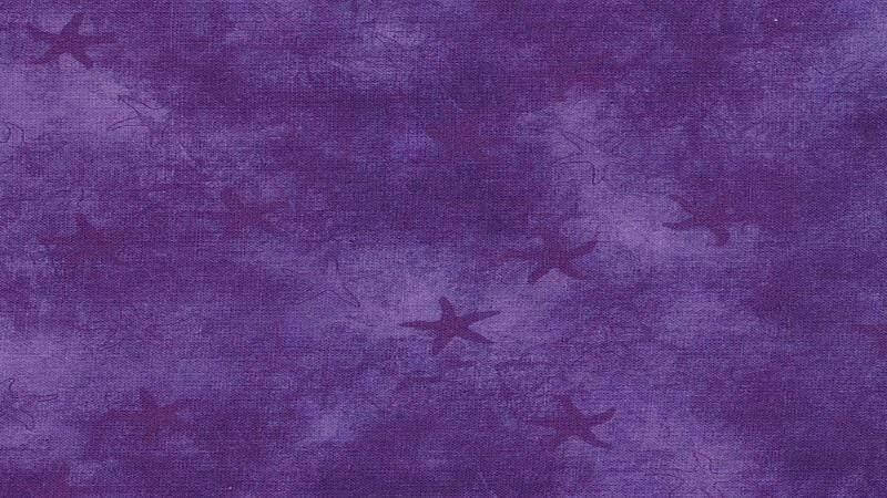 Cotton Fabric | Tonal | Purple |Starfish Print | Christina's Fabrics - Christina's Fabrics - Online Superstore. Shop now
