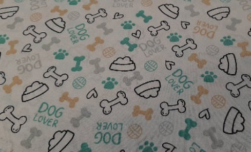 Dog dish, bones, sayings