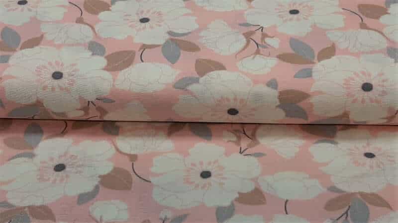 Double Gauze Fabric in Pink Floral - Christina's Fabrics Online Superstore. Shop now