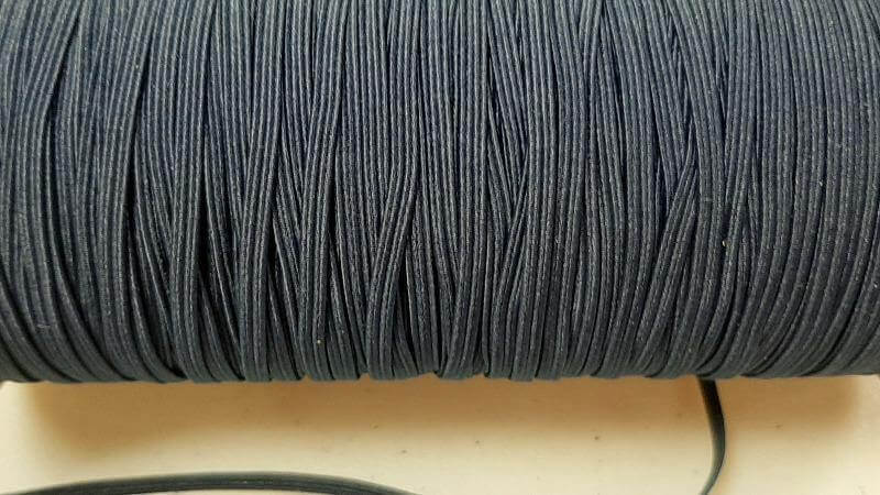 Elastic In Navy - Priced Per METER - Christina's Fabrics - Online Superstore. Shop now