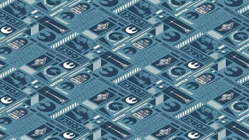 Flannel Fabric Blue - Star Wars Rebel Gear - Christina's Fabrics - Online Superstore. Shop now