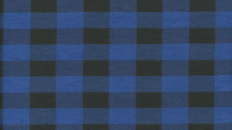 Flannel Fabric In A Beautiful Royal Blue Buffalo Plaid - Christina's Fabrics Online Superstore. Shop now