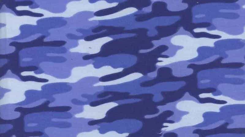 Flannel Fabric In A Blue Camouflage - Christinas Fabrics Online Superstore. Shop now