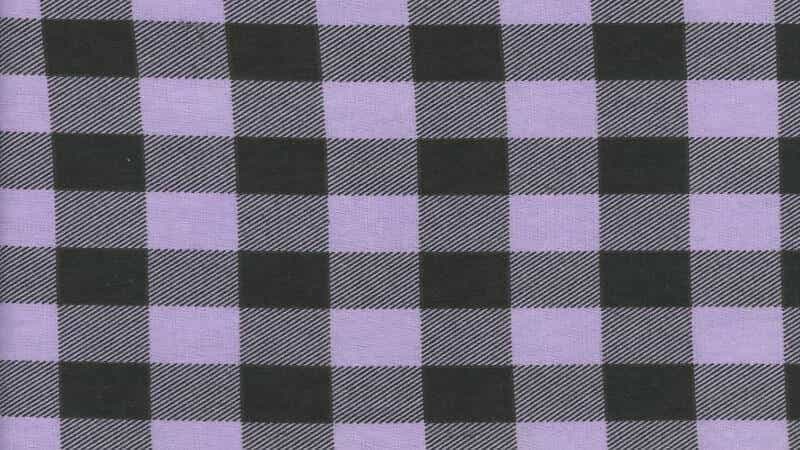 Flannel Fabric In A Lavender Color With A Buffalo Plaid Print - Christina's Fabrics Online Superstore. Shop now