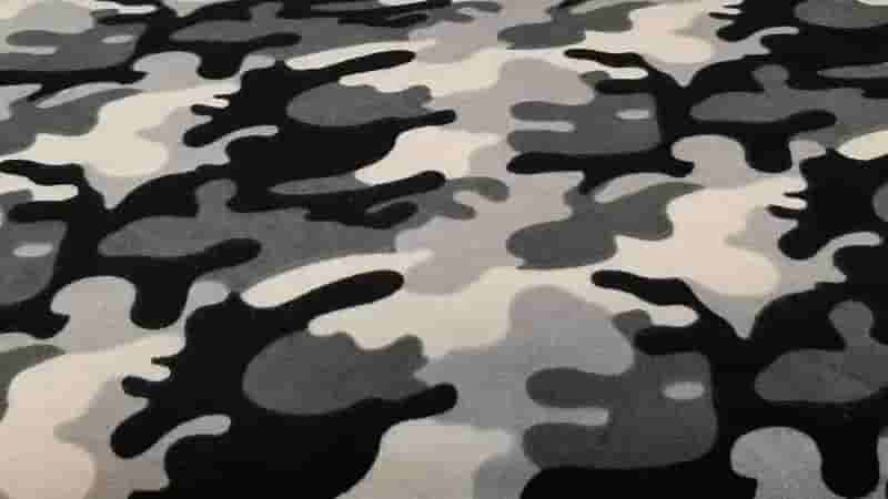 Flannel Fabric In A Winter Snow Camouflage - Christina's Fabrics Online Superstore. Shop now