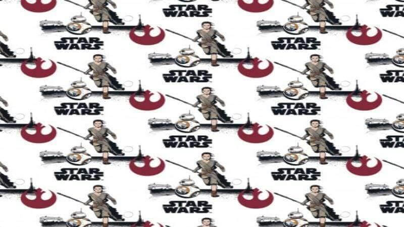 Flannel Fabric - Star Wars V11 - The Force Returns - White - $5.25 - Christina's Fabrics - Online Superstore. Shop now