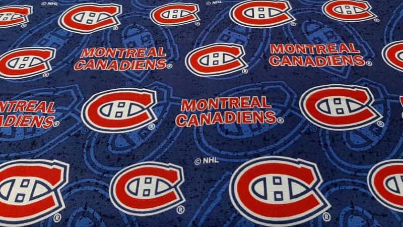 NHL Montreal Canadians - 12.75 per half meter - Christina's Fabrics Online Superstore. Shop now