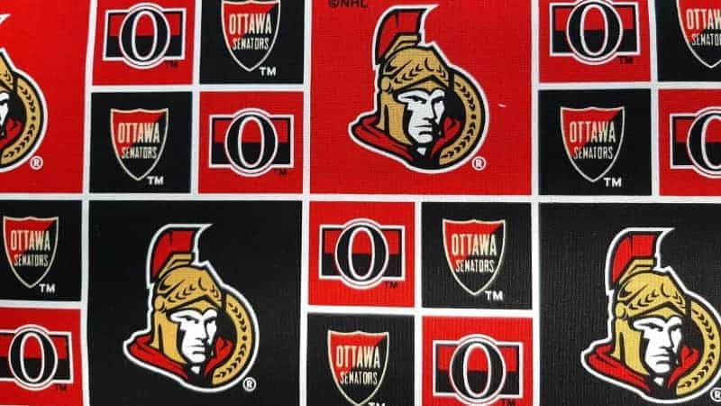 NHL Ottawa Senators - 12.75 per half meter - Christina's Fabrics Online Superstore. Shop now