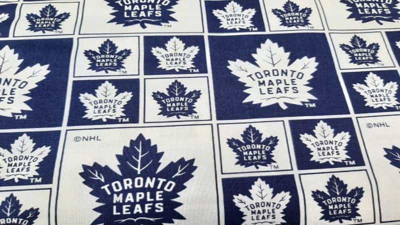 NHL Cotton - The Toronto Maple Leafs – Christina's Fabrics Online Superstore