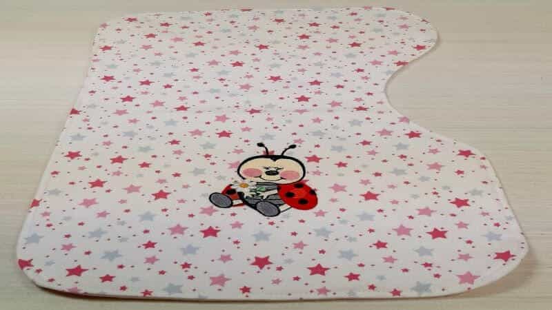 Baby Burp Cloth With Embroidered Ladybug - Christina's Fabrics Online Superstore.  Shop now 