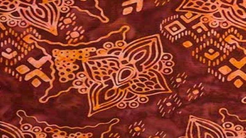 Batik Fabric | Brown Rust Flower Print | Christina's Fabrics - Christina's Fabrics - Online Superstore.  Shop now 