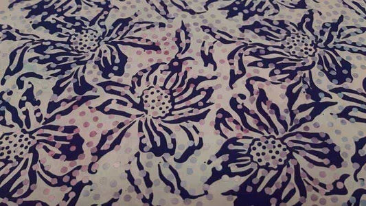 Batik Fabric Floral Print - Christina's Fabrics - Online Superstore.  Shop now 