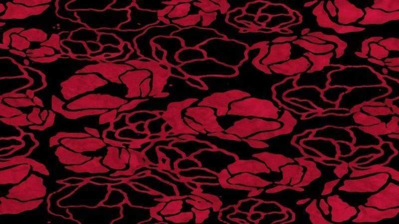 Batik Fabric In A Poppy Print - Christina's Fabrics - Online Superstore.  Shop now 