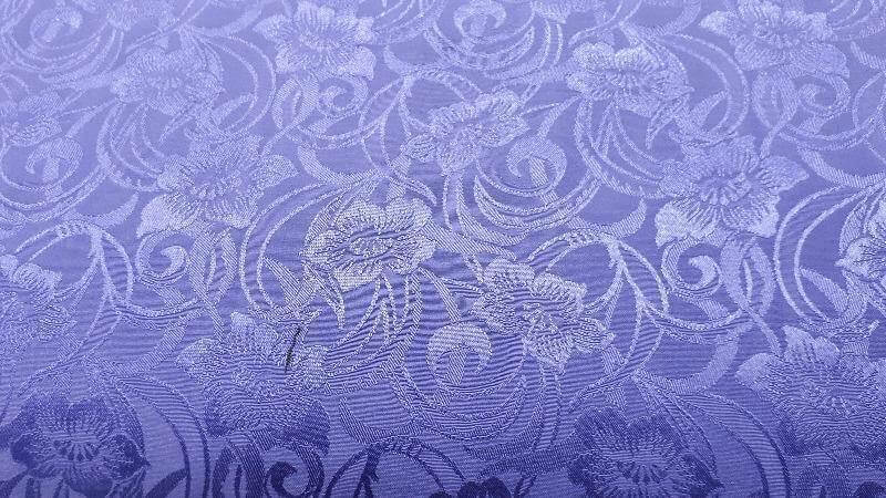 Cotton Blend Fabric In Purple With An Embossed Print - Christina's Fabrics - Online Superstore.  Shop now 