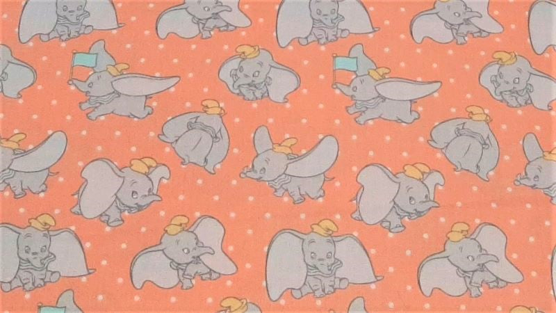 Cotton Disney Fabric In A Pretty Coral Color - $7.25 - Christina's Fabrics Online Superstore.  Shop now 