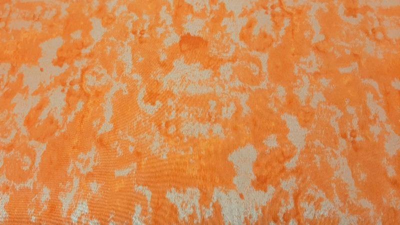 Cotton Fabric Blender In An Orange Metallic - Christina's Fabrics - Online Superstore.  Shop now 