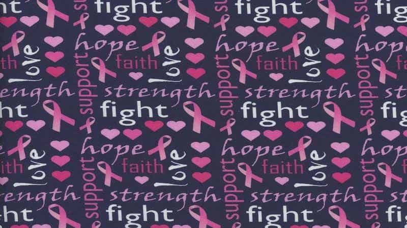 Cotton Fabric| Cancer Awareness | Ribbons & Words| Christina's Fabrics - Christina's Fabrics - Online Superstore.  Shop now 