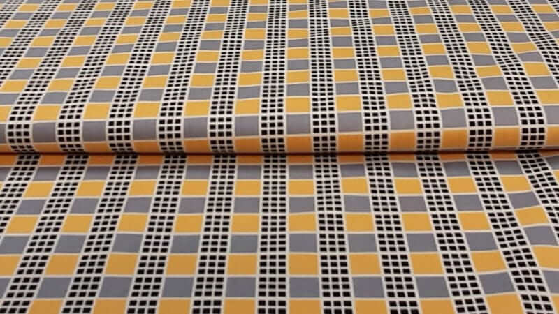 Cotton Fabric In A Checkered Print - Christina's Fabrics - Online Superstore.  Shop now 