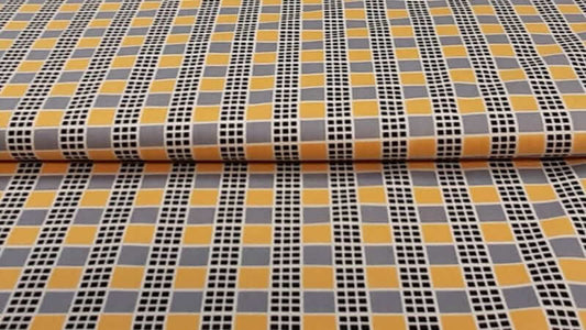 Cotton Fabric In A Checkered Print - Christina's Fabrics - Online Superstore.  Shop now 