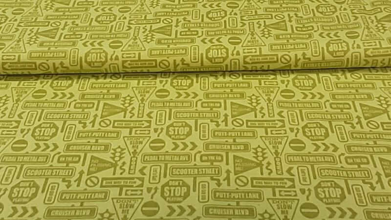 Cotton Fabric In A  Green Print - Christina's Fabrics - Online Superstore.  Shop now 