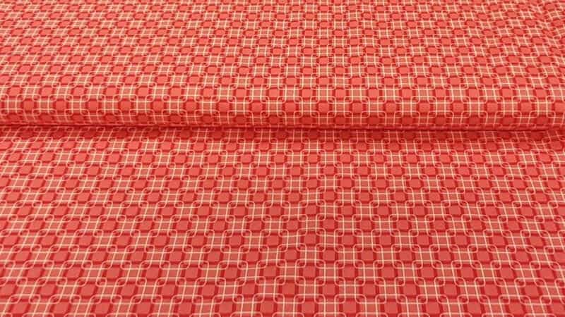 Cotton Fabric In A Light Red Print | Christina's Fabrics - Christina's Fabrics Online Superstore.  Shop now 
