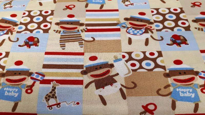 Cotton Fabric In A Monkey Print - Christina's Fabrics - Christina's Fabrics - Online Superstore.  Shop now 