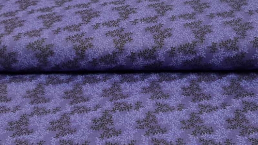 Cotton Fabric In A Purple Leaf Print | Christina's Fabrics - Christina's Fabrics Online Superstore.  Shop now 