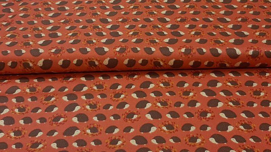 Cotton Fabric In A Rust Orange Color - Christina's Fabrics - Online Superstore.  Shop now 