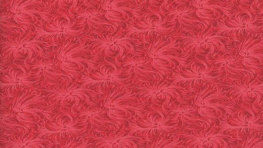 Cotton Fabric In A Solid Red With A Rosebud Print - Christina's Fabrics - Online Superstore.  Shop now 