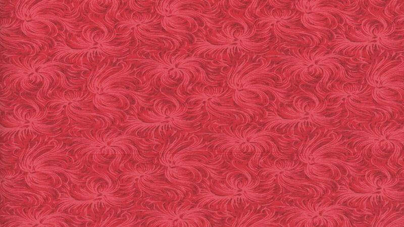 Cotton Fabric In A Solid Red With A Rosebud Print - Christina's Fabrics - Online Superstore.  Shop now 