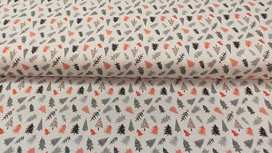 Cotton Fabric In A Tundra Trees Print - Christina's Fabrics Online Superstore.  Shop now 