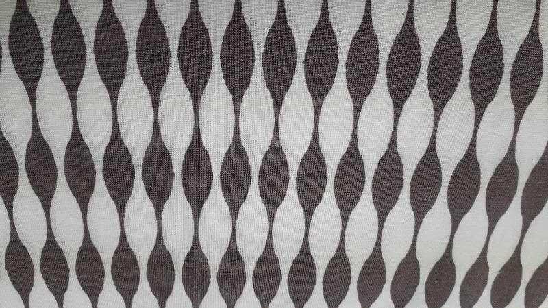 Cotton Fabric In A White And Grey Print - Christina's Fabrics - Online Superstore.  Shop now 