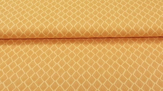 Cotton Fabric In A Yellow Diamond Print - Christina's Fabrics - Online Superstore.  Shop now 