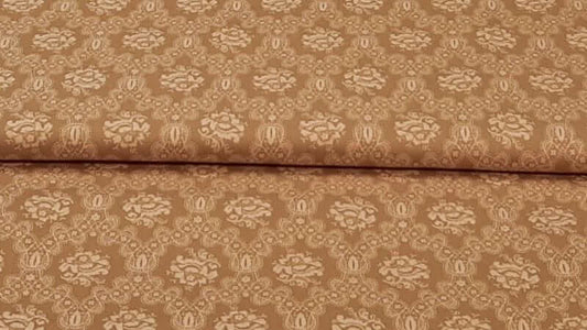 Cotton Fabric In Brown With A Print - Christina's Fabrics - Online Superstore.  Shop now 
