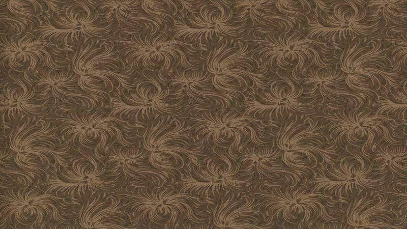 Cotton Fabric In Brown With A Rosebud Print - Christina's Fabrics - Online Superstore.  Shop now 