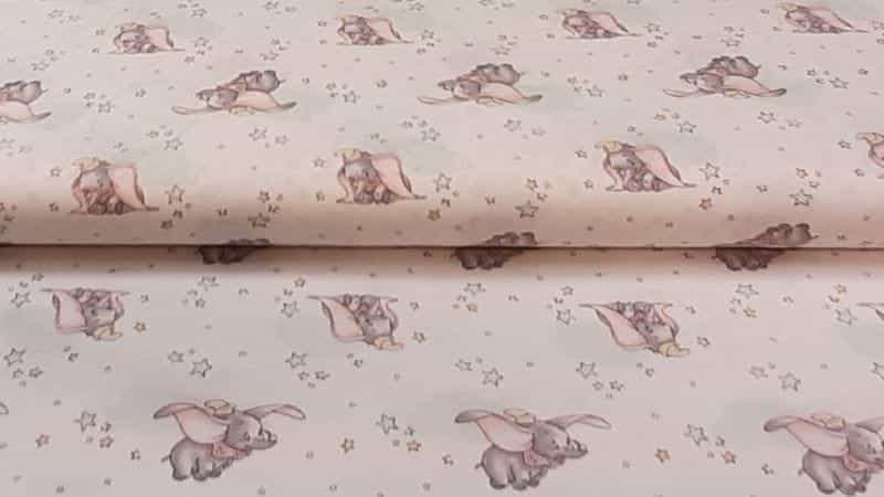 Cotton Fabric In Cream Color With A Print - Christina's Fabrics Online Superstore.  Shop now 