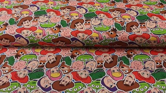 Cotton Fabric In Disney's Toy Story Characters - Christina's Fabrics Online Superstore.  Shop now 