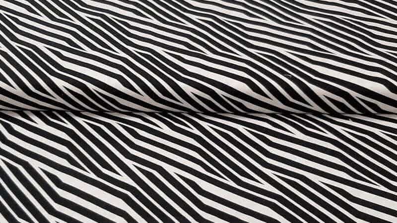 Cotton Fabric In White and Black Print - $5.25 - Christina's Fabrics Online Superstore.  Shop now 