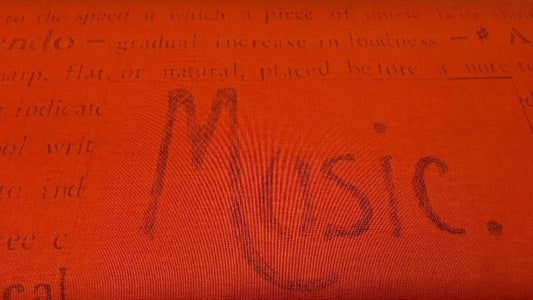 Cotton Fabric | Red | Music Print | Christina's Fabrics - Christina's Fabrics - Online Superstore.  Shop now 